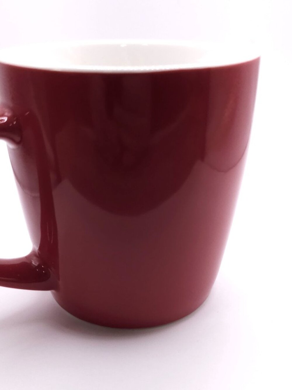 Starbucks Red Ceramic Coffee Mug 12 Oz With Iconic Green Siren Logo - Picture 5 of 7